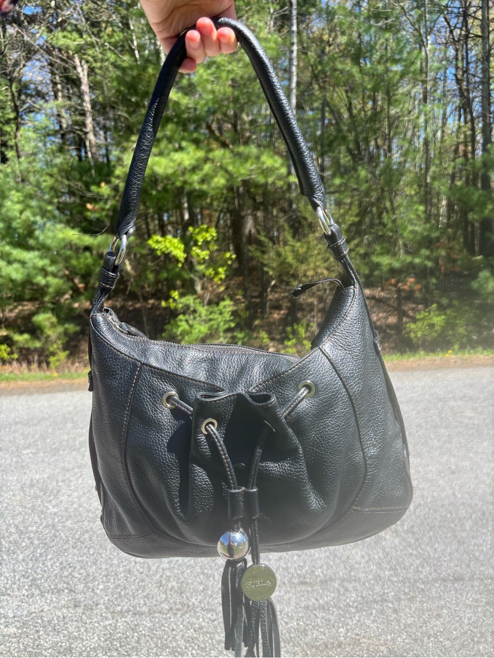 Furla Leather Shoulder Bag - Picture 15 of 17